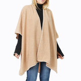 104040, TEDDY FUR SOFT CAPE RUANA