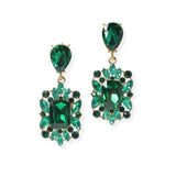 104087, MULTI SHAPE RHINESTONE DANGLE EARRING