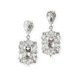 104087, MULTI SHAPE RHINESTONE DANGLE EARRING