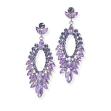 104089, MARQUISE ACCENT RHINESTONE DANGLE EARRING