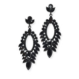 104089, MARQUISE ACCENT RHINESTONE DANGLE EARRING