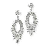 104089, MARQUISE ACCENT RHINESTONE DANGLE EARRING