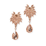 104090, TEARDROP ACCENT RHINESTONE DANGLE EARRING