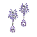 104090, TEARDROP ACCENT RHINESTONE DANGLE EARRING
