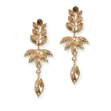 104091, MARQUISE ACCENT RHINESTONE DANGLE EARRING