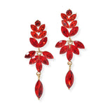 104091, MARQUISE ACCENT RHINESTONE DANGLE EARRING