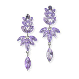 104091, MARQUISE ACCENT RHINESTONE DANGLE EARRING