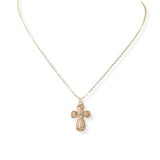 104121, CROSS PENDANT NECKLACE