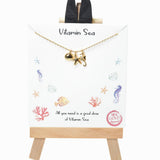 Gold Dipped, "vitamin Sea" SEA Life Charm Necklace