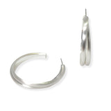 104145, LARGE DOUBLE ROW HOOP EARRING