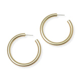 104162, 50MM SIMPLE ROUND HOOP EARRING