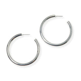 104162, 50MM SIMPLE ROUND HOOP EARRING