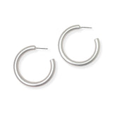 104163, 30MM SIMPLE ROUND HOOP EARRING