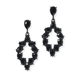 104168, TEARDROP ACCENT RHINESTONE DANGLE EARRING