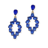 104168, TEARDROP ACCENT RHINESTONE DANGLE EARRING
