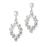 104168, TEARDROP ACCENT RHINESTONE DANGLE EARRING