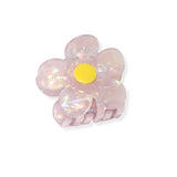 104174, DAISY FLOWER CELLULOID ACETATE HAIR CLAW