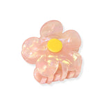 104174, DAISY FLOWER CELLULOID ACETATE HAIR CLAW