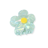 104174, DAISY FLOWER CELLULOID ACETATE HAIR CLAW
