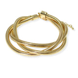 104215, TWISTED COIL METAL BRACELET