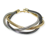 104215, TWISTED COIL METAL BRACELET