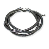 104215, TWISTED COIL METAL BRACELET