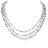 104219, BALL BEADED LAYERED NECKLACE