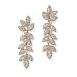 104274, MARQUISE CUBIC ZIRCONIA ACCENT CRYSTAL RHINESTONE DANGLE EARRING