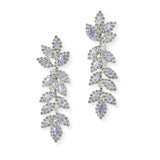 104274, MARQUISE CUBIC ZIRCONIA ACCENT CRYSTAL RHINESTONE DANGLE EARRING
