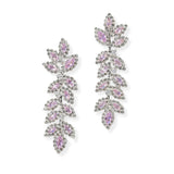 104274, MARQUISE CUBIC ZIRCONIA ACCENT CRYSTAL RHINESTONE DANGLE EARRING
