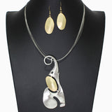 104299, ELEPHANT CHARM METAL NECKLACE