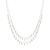 104304, DAINTY CHARM DOUBLE LAYERED NECKLACE
