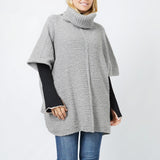104308, SLUB KNIT TURTLE NECK PULL-OVER TOP