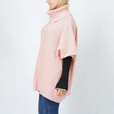 104308, SLUB KNIT TURTLE NECK PULL-OVER TOP