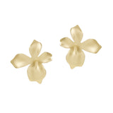 104326, FLOWER METAL STUD EARRING