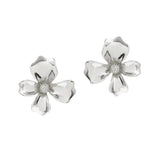104328, FLOWER METAL STUD EARRING