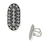 104364, WESTERN GEOMETRIC DOTTED CUFF RING