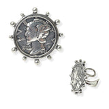 104378, WESTERN LIBERTY ENGRAVED COIN CUFF RING