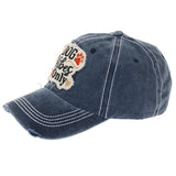 104398, "DOG VIBES ONLY" WASHED VINTAGE BALL CAP