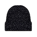 104402, BLING RHINESTONE ACCENT BEANIE HAT