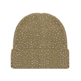 104402, BLING RHINESTONE ACCENT BEANIE HAT