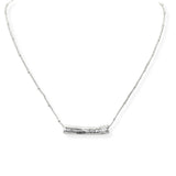 104469, HAMMERED BAR METAL NECKLACE