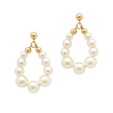 104477, PEARL BEADED DANGLE EARRING