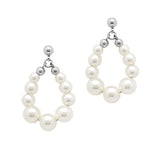 104477, PEARL BEADED DANGLE EARRING