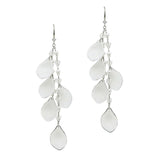 104481, FLOWER PETALS DROP DANGLE EARRING