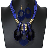 104490, GEOMETRIC CELLULOID ACETATE NECKLACE