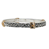 104520, FILIGREE VINTAGE METAL STRETCH BRACELET