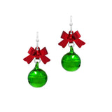 104525, CHRISTMAS JINGLE BELL DANGLE EARRING