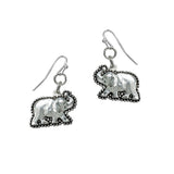 104527, ELEPHANT METAL DANGLE EARRING
