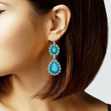 104540, WESTERN GEOMETRIC DANGLE EARRING